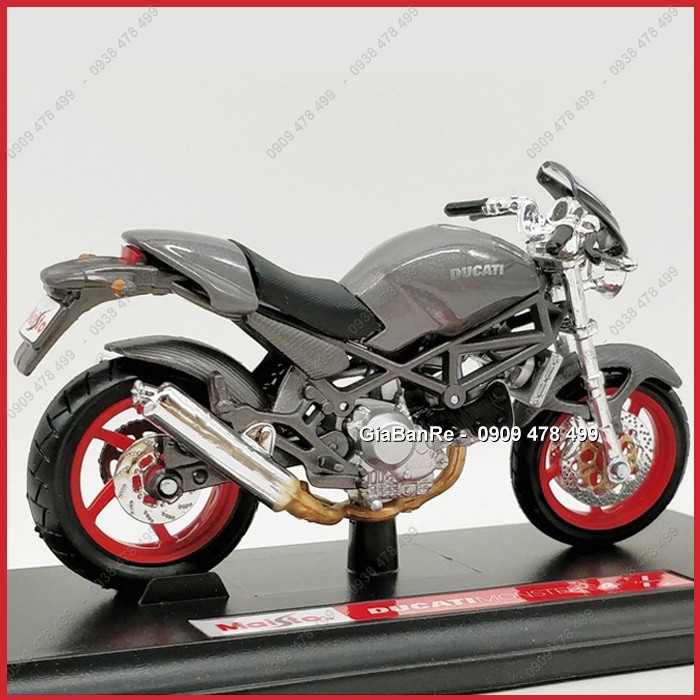 XE MÔ HÌNH 1:18 DUCATI MONTER S4 - MAISTO - 88051