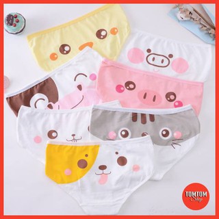 [⚡XẢ LỖ DUY NHẤT HÔM NAY] Combo 4 quần lót nữ cotton đa dạng hình thú kute