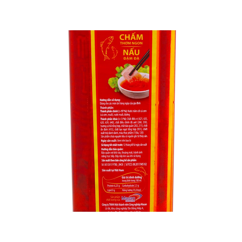 Nước mắm Nam Ngư 10 độ đạm chai 500ml