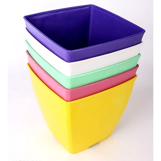 (có giá sỉ) Chậu nhựa vuông đẹp 20x20 cm, không kèm đĩa lót