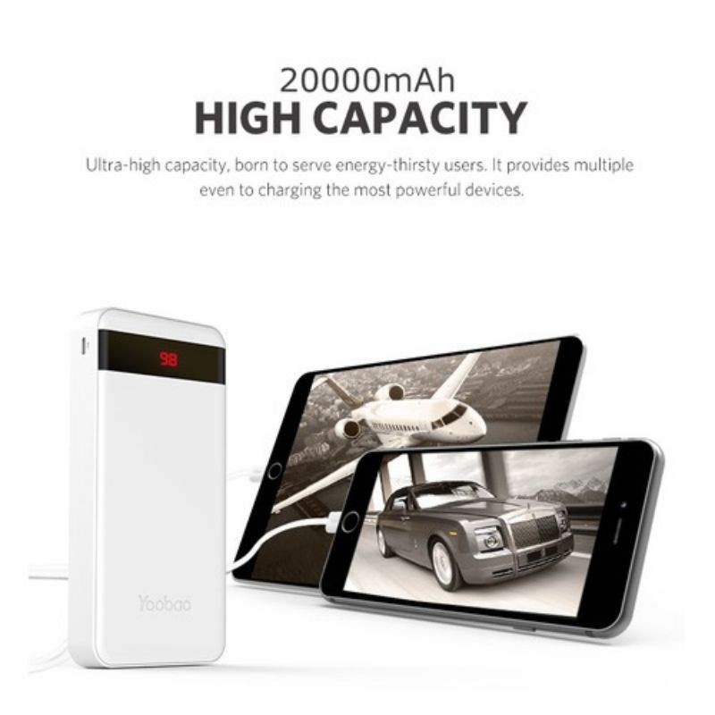 Pin sạc dự phòng dung lượng 20000mah Yoobao M20pro