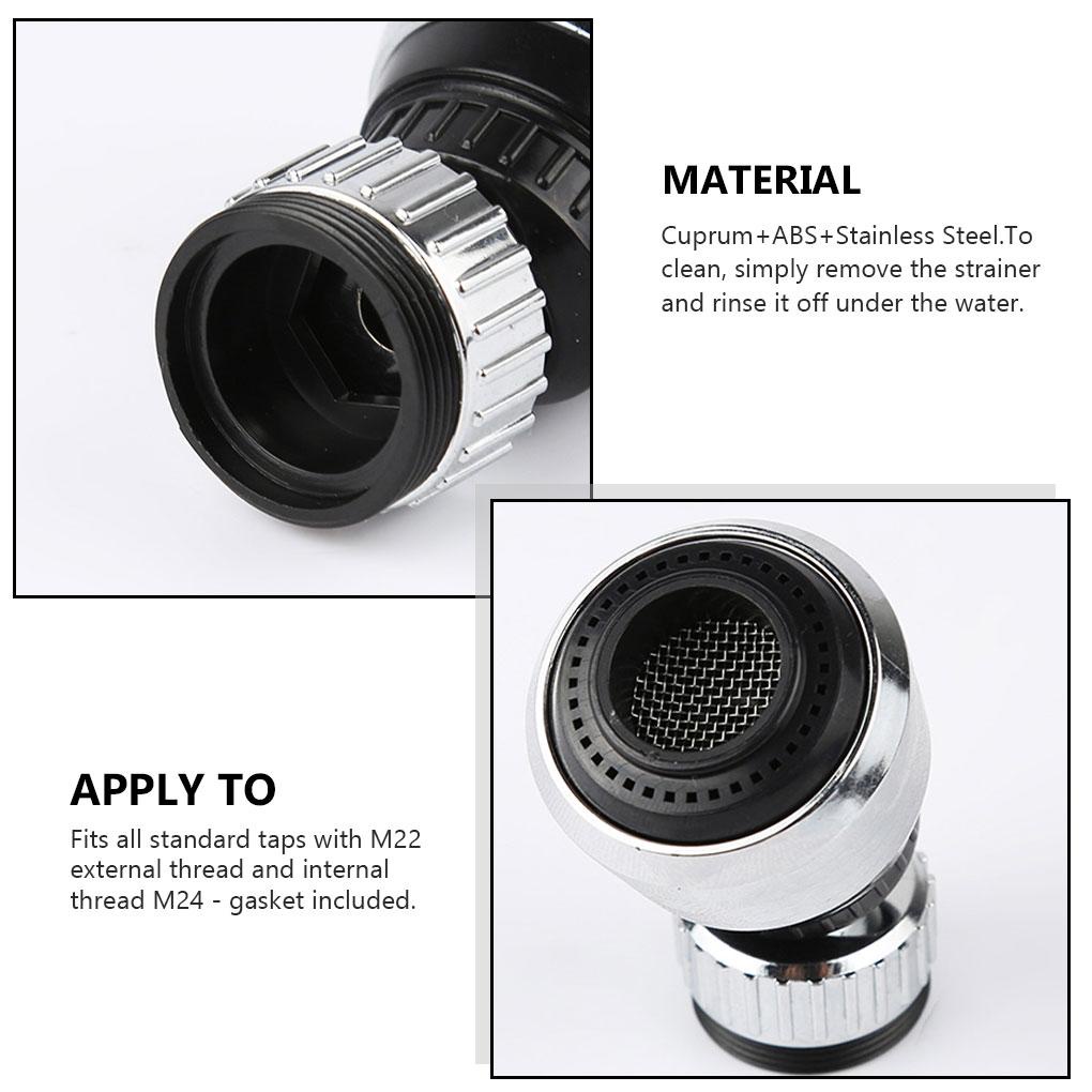 Máy Thổi Bong Bóng Nước Kèm Bộ Lọc 360 Độ Chuyên Dụng° Đầu Vòi Xịt Tiết Kiệm Nước Có Thể Tháo Rời Tiện Dụng Cho Nhà Bếp / Phòng Tắm