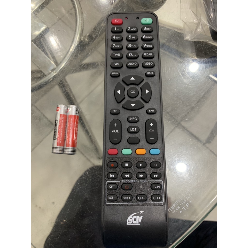 REMOTE ĐIỀU KHIỂN TRUYỀN HÌNH CÁP SCTV MẪU 1 REMOTE SCTV