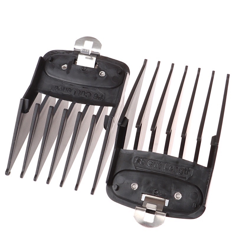 Bộ Cữ Gá Thép WAHL 8 Cái Chuyên Tông Đơ Barber Fade
