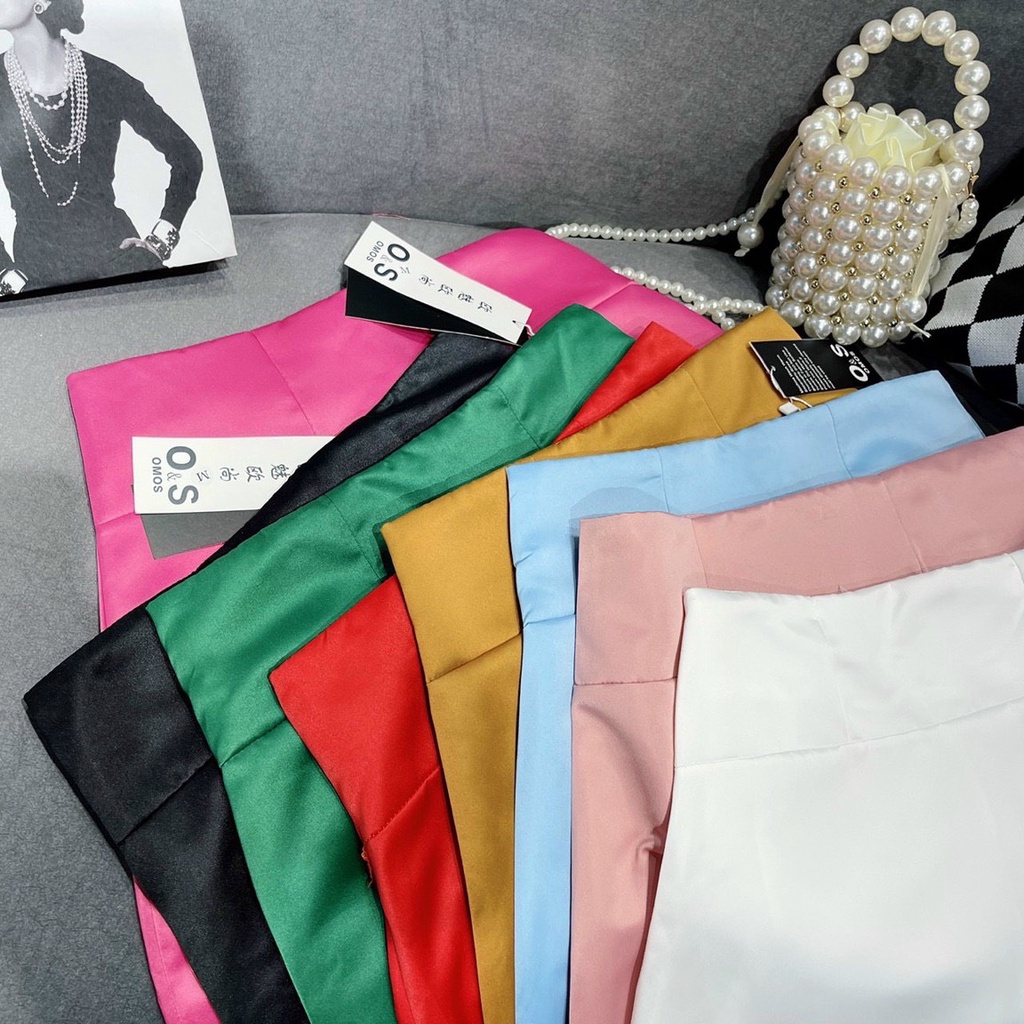 Chân váy tacta dáng chữ A