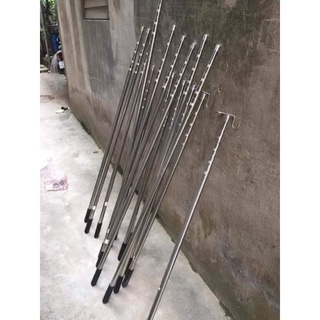 Có quà tặng đi kèm ( Tặng móc kèm theo ) Sào bẫy chim, sào cheo lồng chim, sào rút inox đa năng đủ size từ 1m7 - 7m