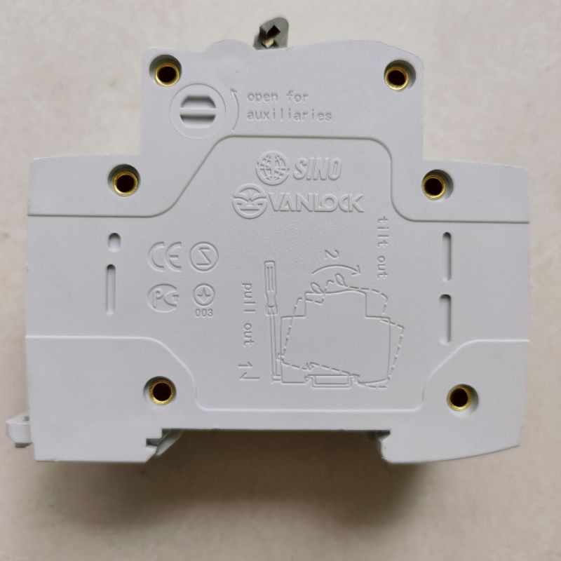 Cầu dao tự động , MCB , CB 2P dòng cắt 4,5kA SINO PS45N
