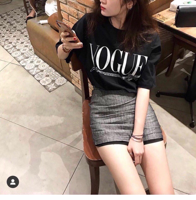 Áo thun Vogue oversize