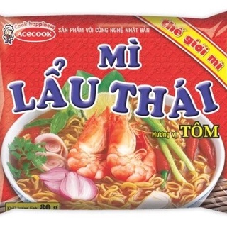 Mì Lẩu Thái Tôm-Thai Hotpot Shrimp Flavor Noodles