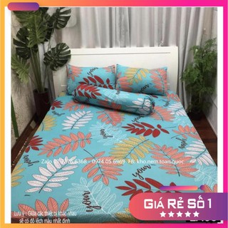 Drap thun Hàn Quốc mẫu lá cực đẹp