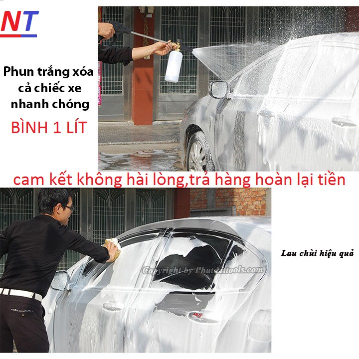 Bình Phun Tạo Bọt Tuyết Mini ( rửa xe 1 lít )