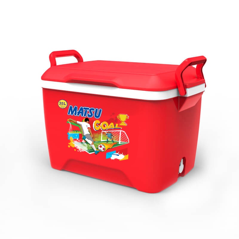 Thùng đá chữ nhật giữ nhiệt có quai xách nhựa Duy Tân 25L, 35L, 45L