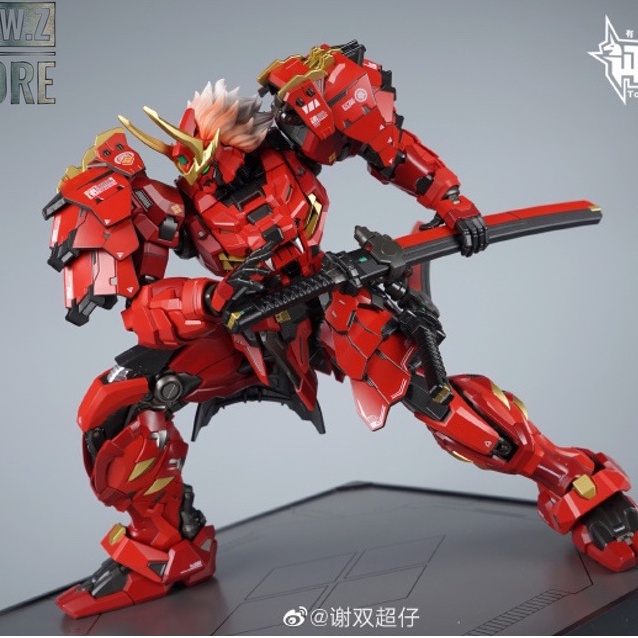 [Có Sẵn - HỎA TỐC]  Mô Hình Ráp và Sơn sẵn Metal Build Takeda Shingen Moshow gundam, khung xương kim loại