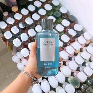 Gel tắm Bath & Body Works-Ocean 2-in-1 Hair + Body Wash