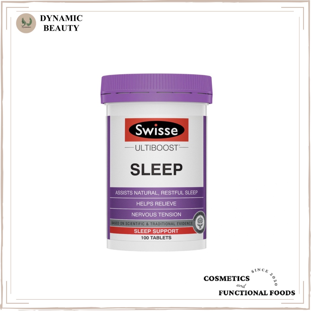 [Hàng chuẩn Úc] Viên uống hỗ trợ giảm mất ngủ, giúp ngủ ngon Swisse ultiboost sleep 60 viên - 100 viên của Úc