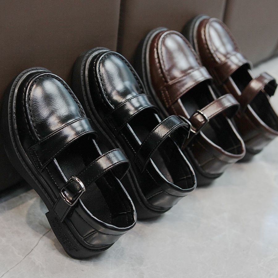 Giày Sandal Da Đế Mềm Thời Trang Xuân Thu Cho Bé Gái