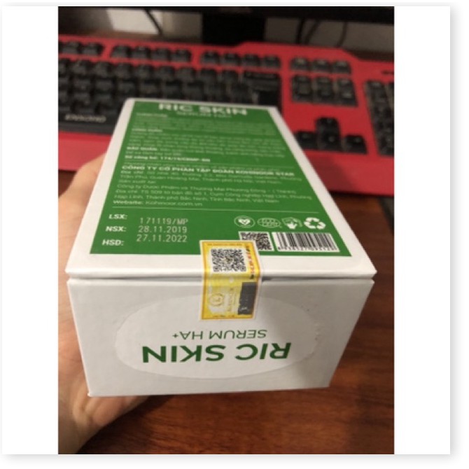 Combo Serum Ric Skin + Sữa rửa mặt Wash Foam KOHINOOR