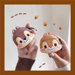 Vỏ Bảo Vệ Hộp Đựng Tai Nghe Airpods Hình Sóc Chuột 3d Đáng Yêu