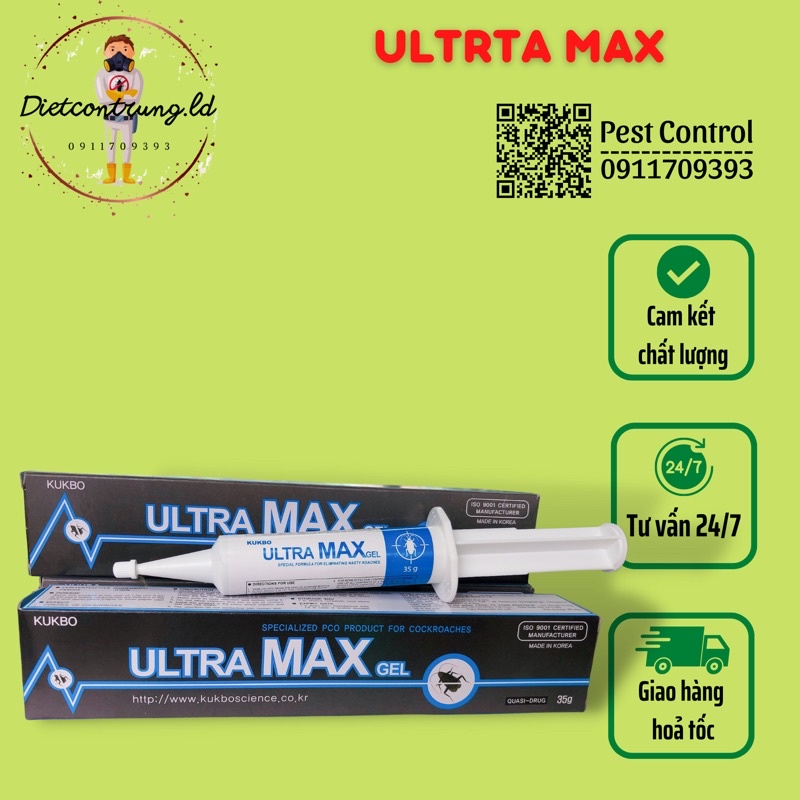 Thuốc diệt gián Đức ( gián bé) ULTRA MAX(35G)