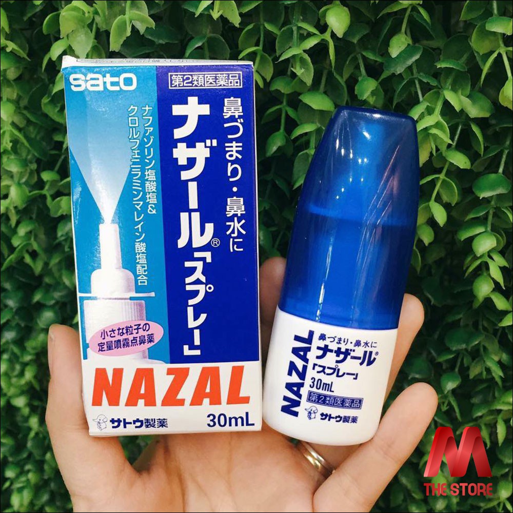 Xịt thông mũi Nazal Nhật Bản chai 30ml