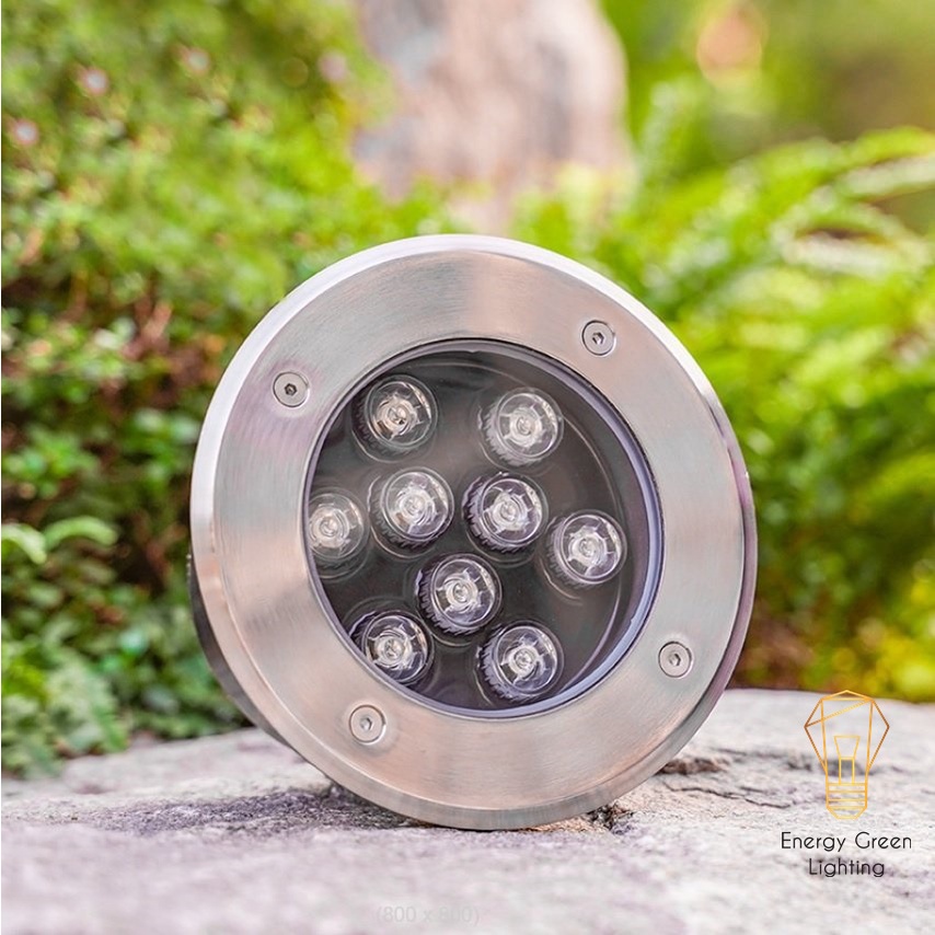 Đèn LED Âm Đất,Âm Sàn Cao Cấp Energy Green Lighting AD-763 - Công Suất 6w,9w - Chống Nước,Chống Bụi IP67 - Trang Trí Sân