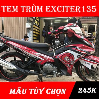 Tem trùm xe exciter 135ex