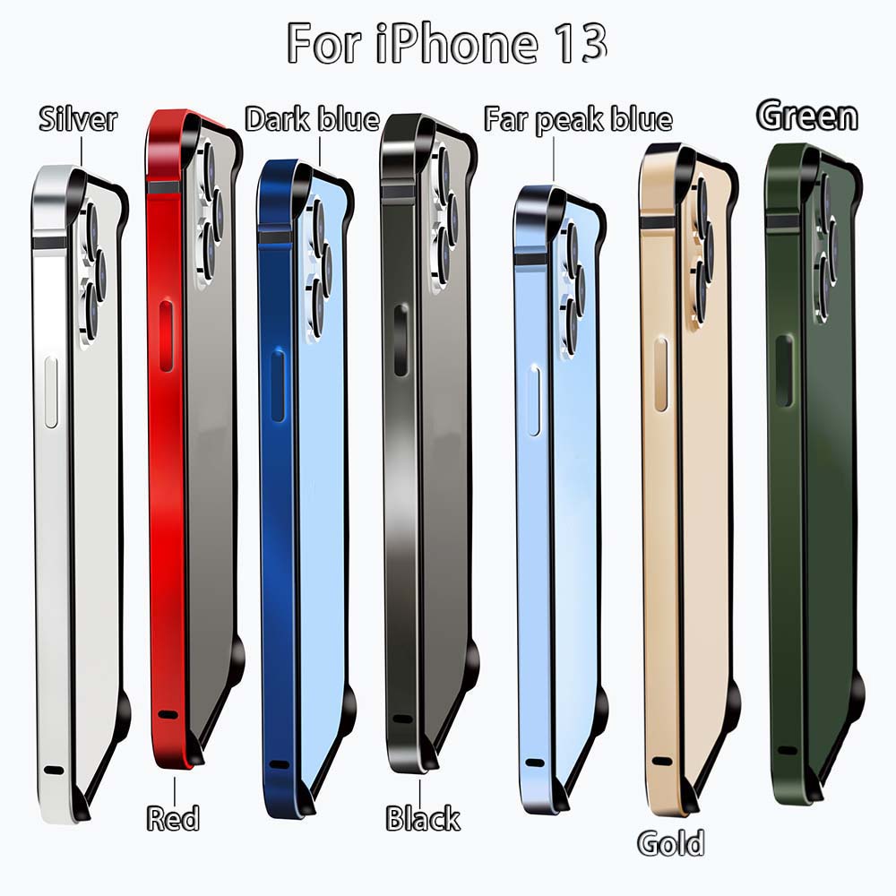 Ốp Điện Thoại Khung Hợp Kim Nhôm Cho Iphone 14 Pro Max 13 Pro Max 12 Pro Max 11 XS Max 14 Pro Max