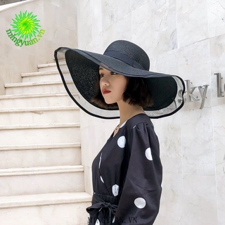 Nón cói rộng vành thời trang đi biển cho nữ