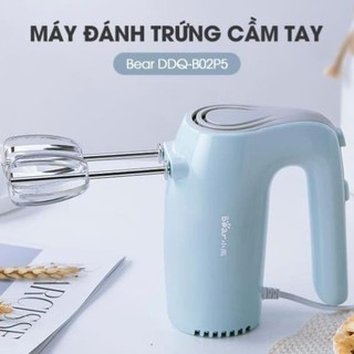 Máy đánh trứng cầm tay mini bear, máy đánh kem trứng, máy đánh, trộn bột đa năng_công suất lớn _bảo hành 12 tháng