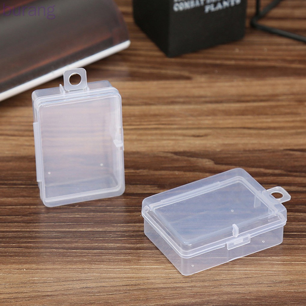 Hộp Nhựa Trong Suốt Mini Đựng Trang Sức Tiện Dụng