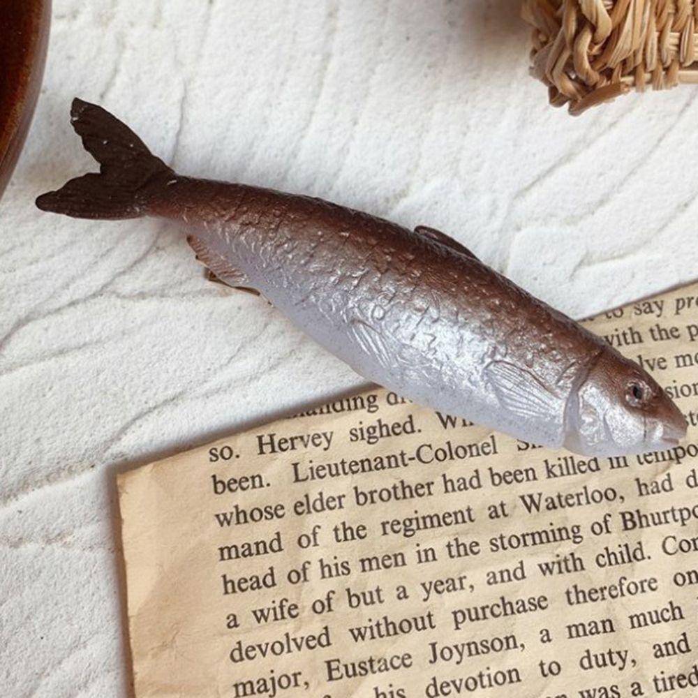 2 Kẹp Tóc Hình Cá Khô Phong Cách Hàn Quốc