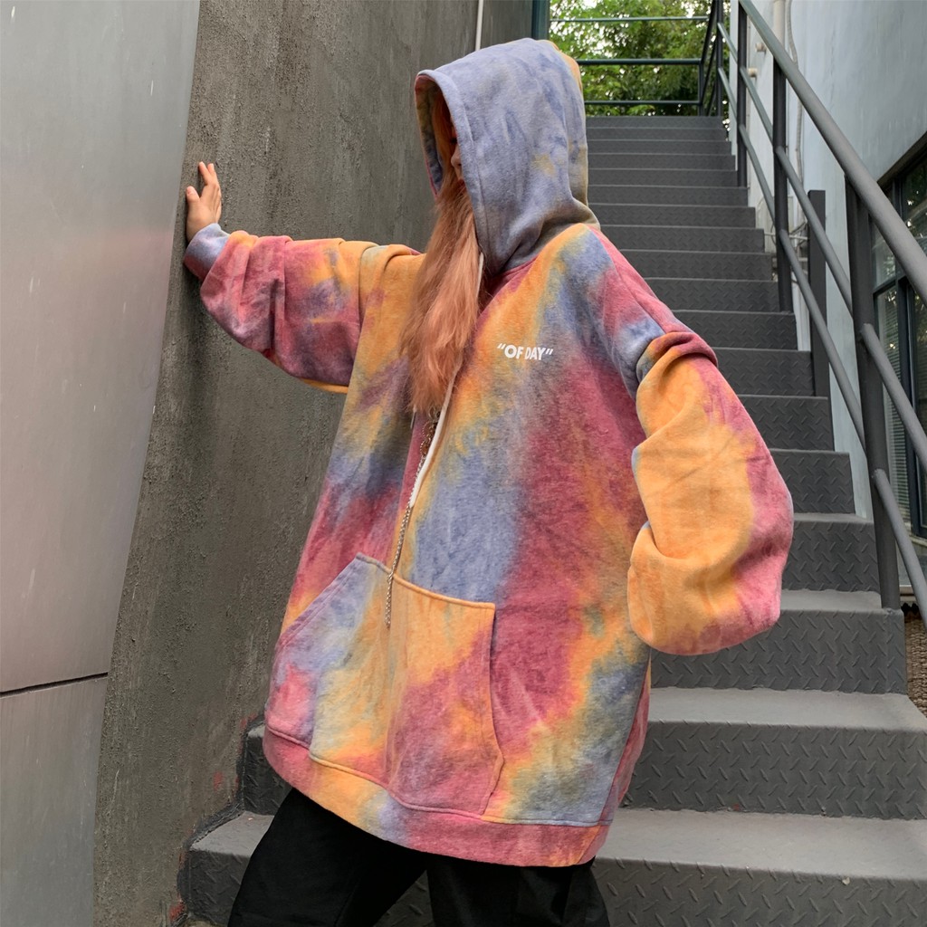 Áo hoodie dáng rộng phong cách Hàn Quốc trẻ trung dành cho nữ