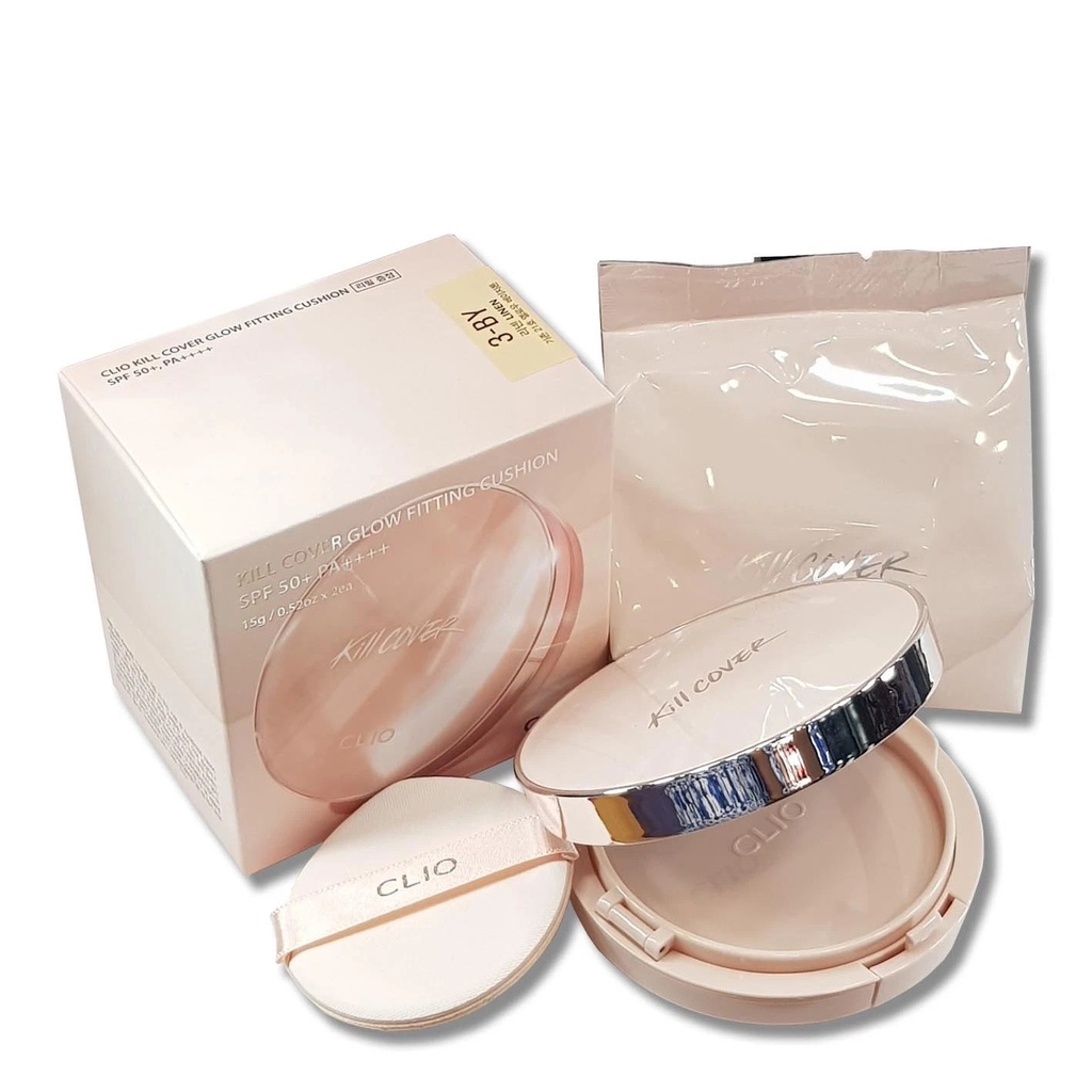 (Mẫu mới) Phấn nước căng bóng da Clio Kill Cover Glow Fitting Cushion SPF50+ PA++++