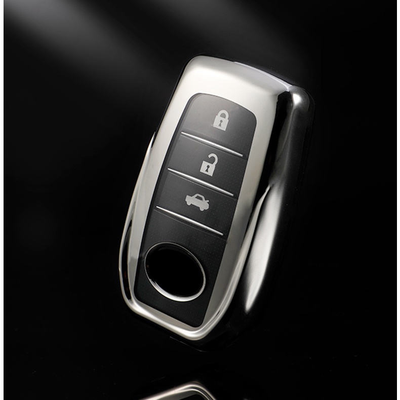 Vỏ bọc bảo vệ toàn bộ chìa khóa điều khiển từ xa bằng TPU mềm cho Toyota yaris Prius Camry Corolla C-HR CHR RAV4 Prado