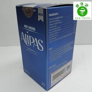 Sâm ALIPAS mới lọ 30 viên