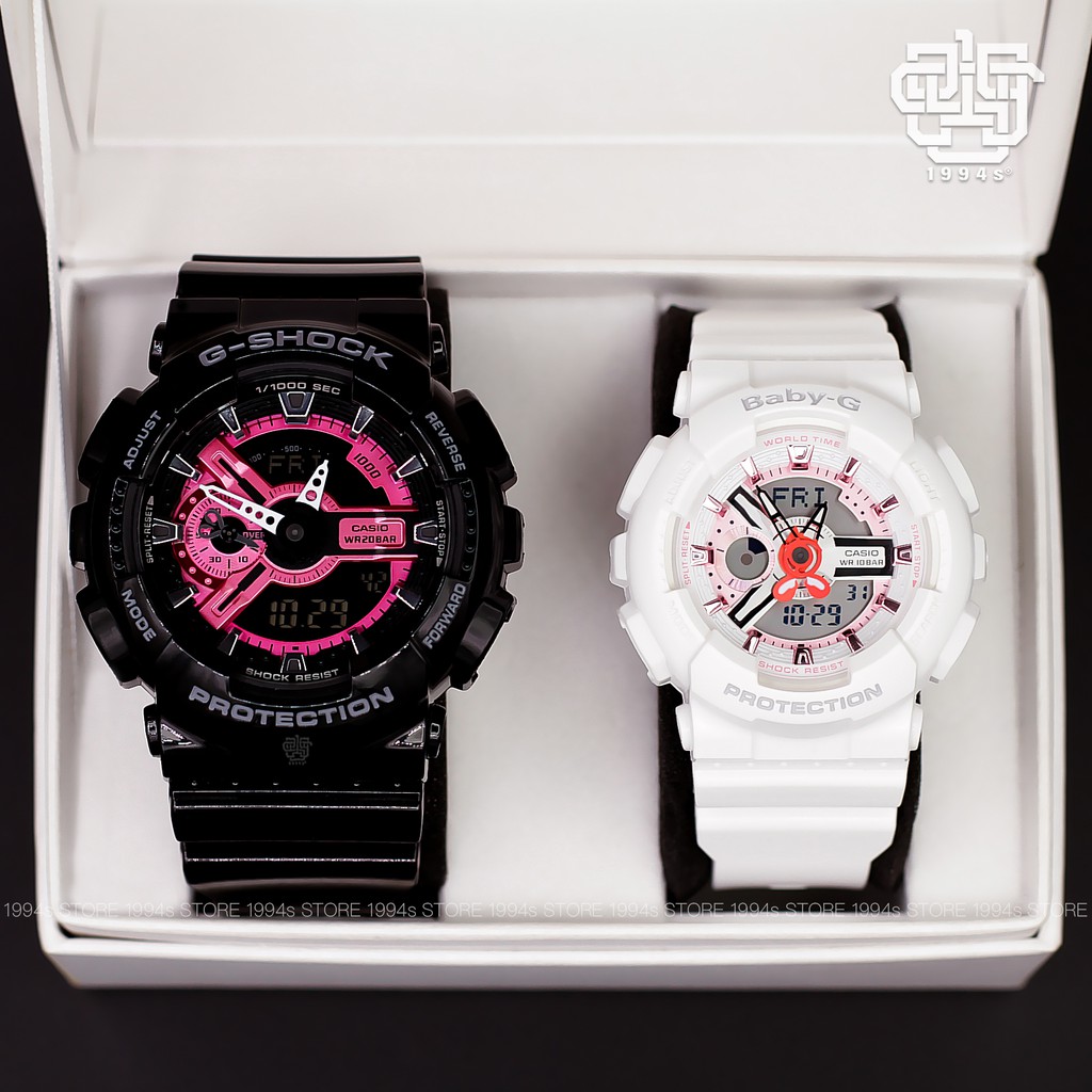 Đồng hồ cặp Casio SLV-19A-1A phiên bản giới hạn, chống va đập, chống nước 200m, hàng chính hãng bảo hành 05 năm