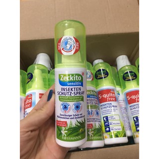 Xịt Muỗi Đốt Squito Free và Reckito Đức