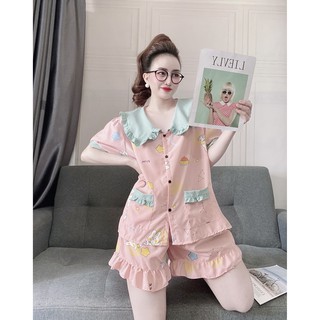 ĐỒ BỘ PIJAMA LỤA ĐÙI XL - BIGSIZE FORM 65-72KG