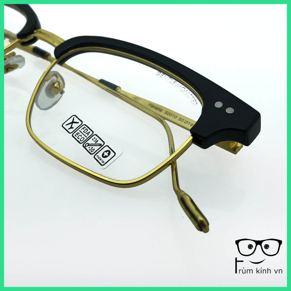 Gọng kính cận GM Havana hợp kim Cao Cấp - mắt kính nam nữ chống ánh sáng xanh Hottrend 2021 | BigBuy360 - bigbuy360.vn