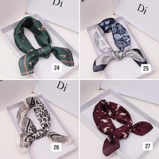 Set 3 khăn lụa 70x70 giá sale 125k