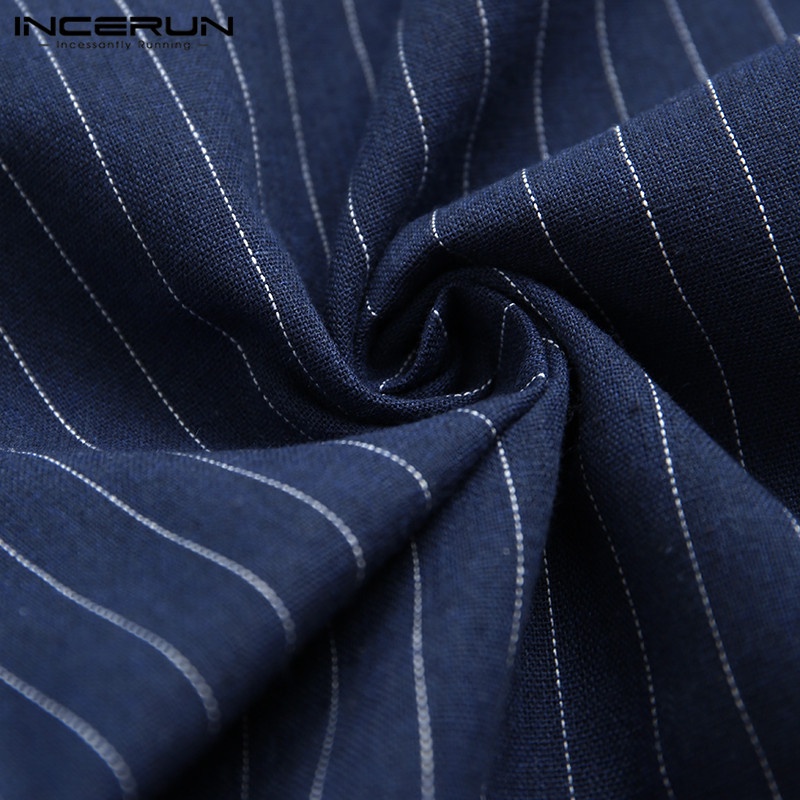 Áo Sơ Mi Nam Tay 3/4 Kẻ Sọc Thời Trang