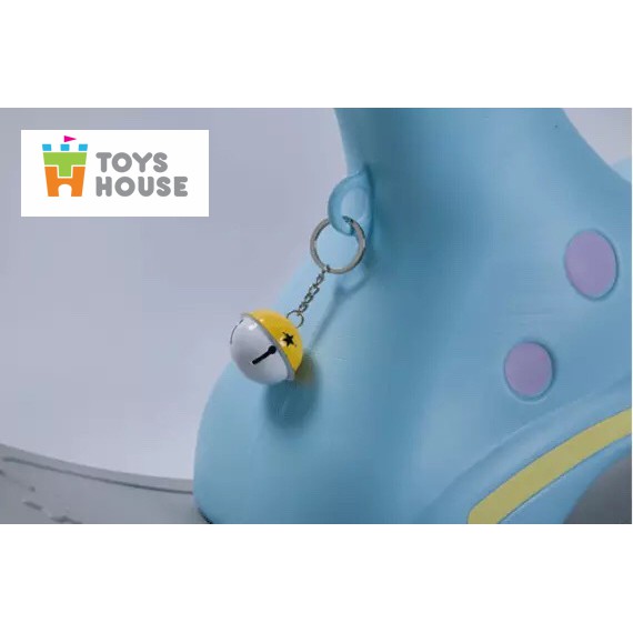 Ngựa bập bênh Toyshouse màu xanh