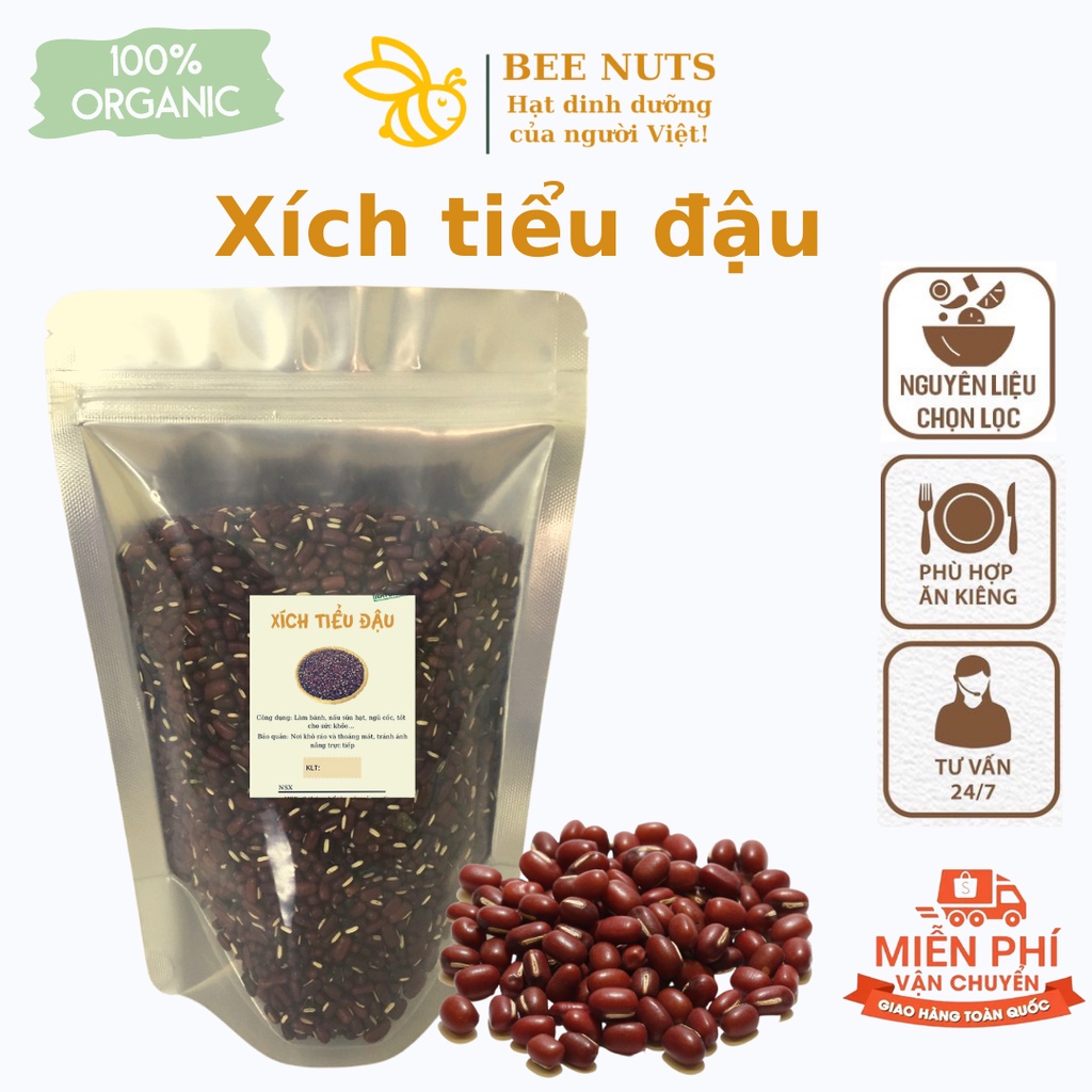 Hạt đậu đỏ nhỏ (xích tiểu đậu) loại 1 - Bee Nuts
