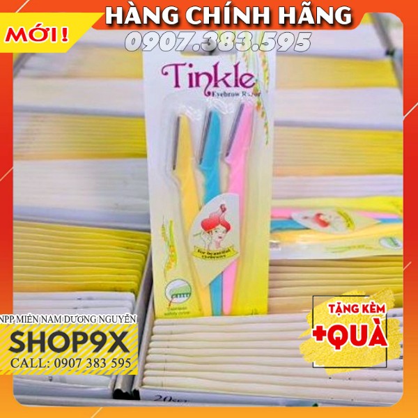 Bộ 3 Dao Cạo Chân Mày Tinkle