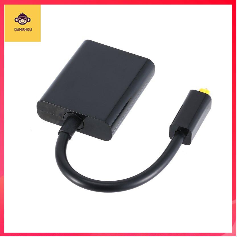 Cáp âm thanh quang Toslink màu đen Bộ chuyển đổi kỹ thuật số 1 trong 2 Out Splitter