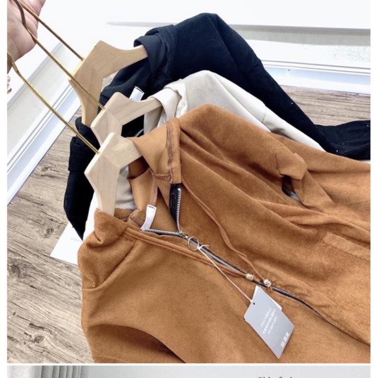 Áo Khoác Nữ Nhung Gân Thời Trang Cao Cấp Siêu Xinh Mẫu Hot Trend | BigBuy360 - bigbuy360.vn