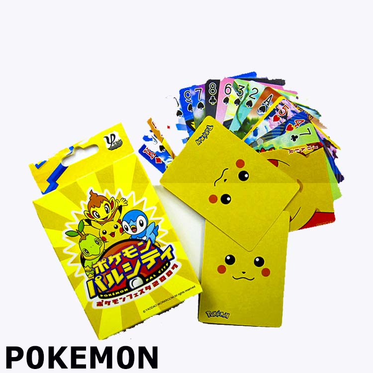 Bộ bài tây Pokemon Ocàng mua càng rẻ 54 lá 54 hình ngẫu nhiên khác nhau rất đẹp và xink xắn