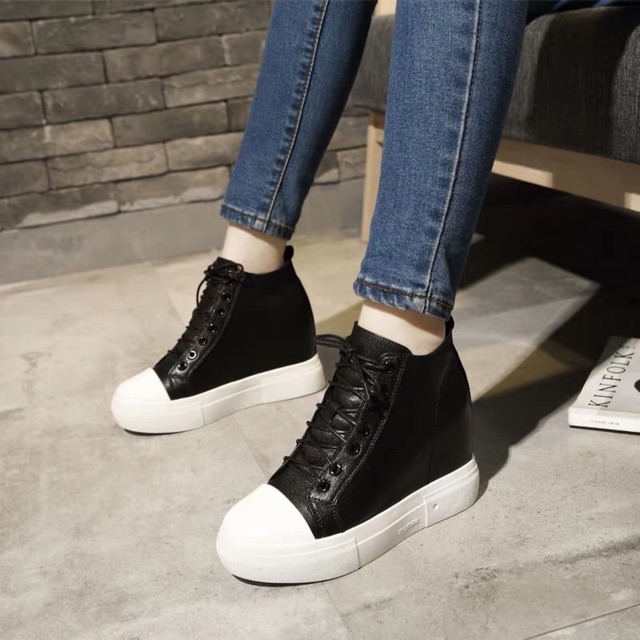 Giày thể thao cổ cao độn đế 6cm | BigBuy360 - bigbuy360.vn