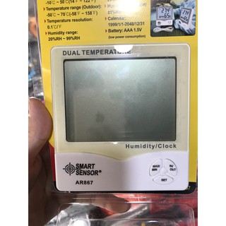 HOT-Đồng hồ đo nhiệt độ độ ẩm SMART SENSOR AR867