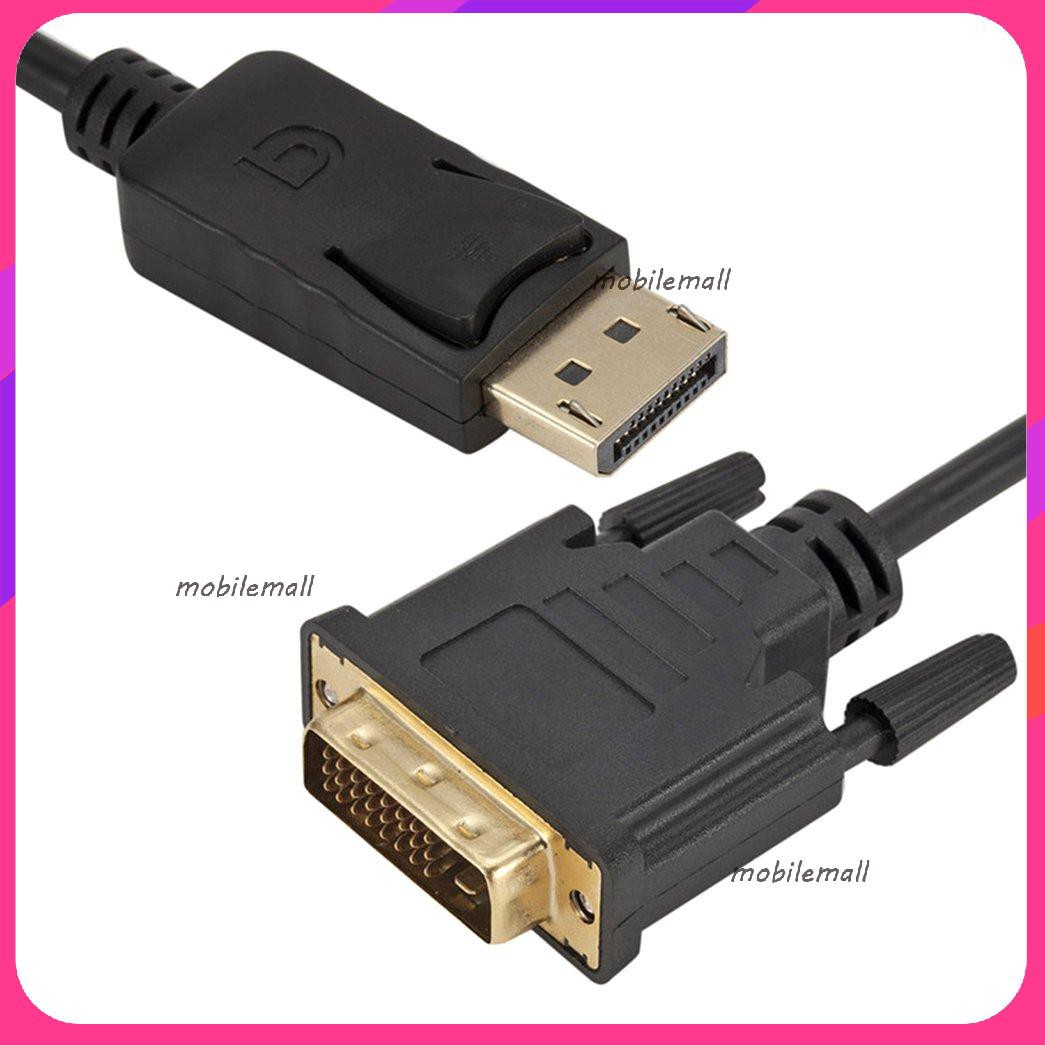 MớiDP to DVI adapter cable Displayport to DVI 24+1 adapter cable 1.8 meters
